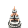 Cable de alimentación aislada XLPE de triple núcleo con arma de alambre de acero para aplicaciones de voltaje medio