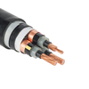 Cable de alimentación aislada XLPE de triple núcleo con arma de alambre de acero para aplicaciones de voltaje medio