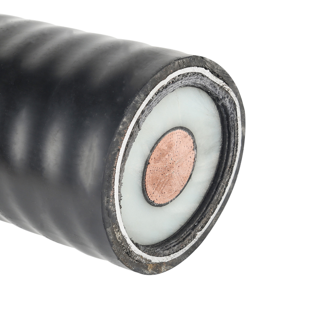 Cable de alta tensi&oacute;n impermeable XLPE de cobre de 132 kV