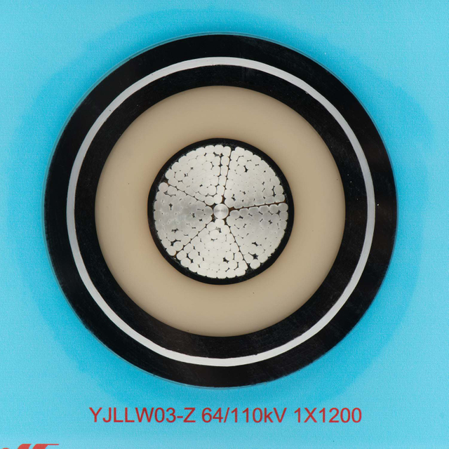 Conductor de aluminio aislado XLPE con cables de cobre para cable de alimentación subterránea impermeable