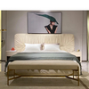 Modern de lujo Hogar/Hotel King Size Lether/Fabric Bed