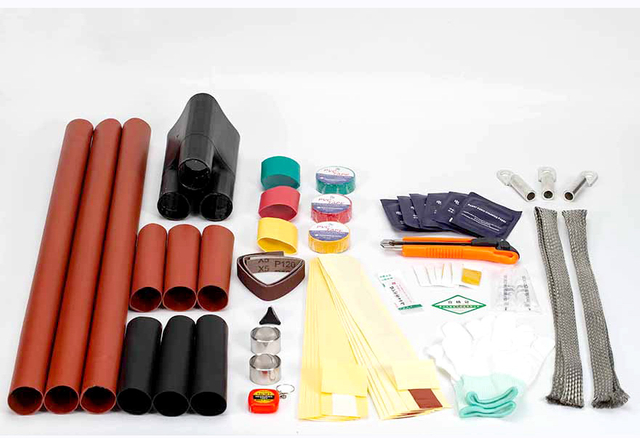 Terminaciones de cables con protección contra calor para cables de alimentación