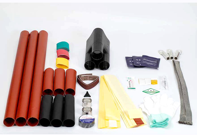 Terminaciones de cables con protección contra calor para cables de alimentación