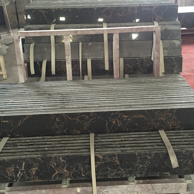 Franja blanca en negro/ Atenas Negro Más colores disponibles para la decoración de la construcción Losas de mármol 